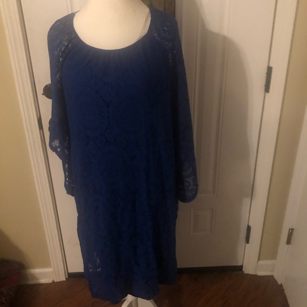 Crochet Bell Sleeve Dress